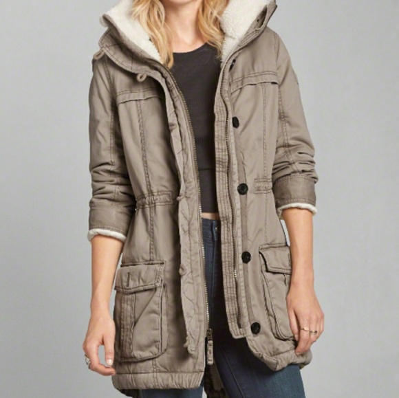 Abercrombie & Fitch Jackets & Blazers - Abercrombie and Fitch Sherpa Parka